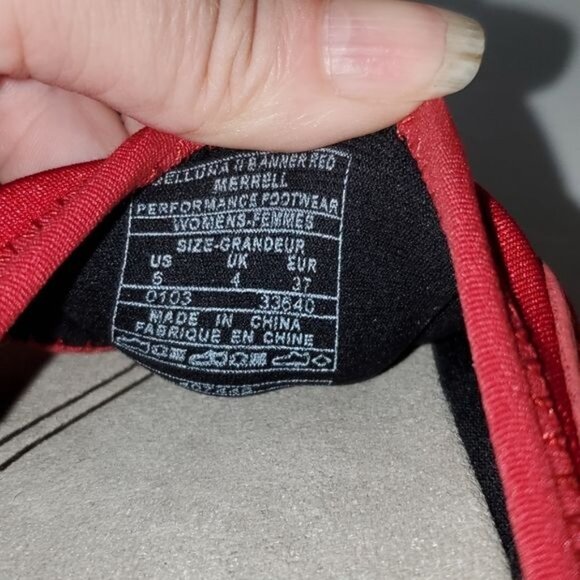 Merrell Sandals Shoes Slip On Bellona Red Performance Footwear Women's WOMAN'S 5 - Picture 10 of 14